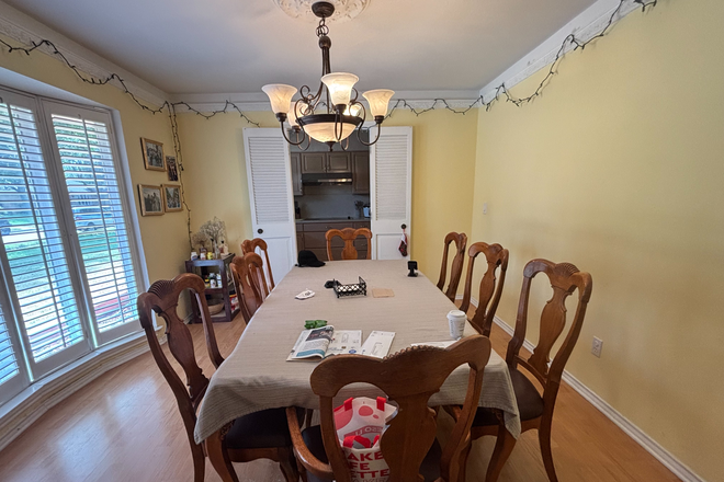 Public/ Share Area (Formal Dining Room) - Room for rent, Female only, All Bills Paid, 7 minutes driving distance to UTD, $850 very quie House