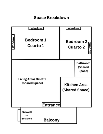Entire Space Floor Plan - 4809 Riverdale House