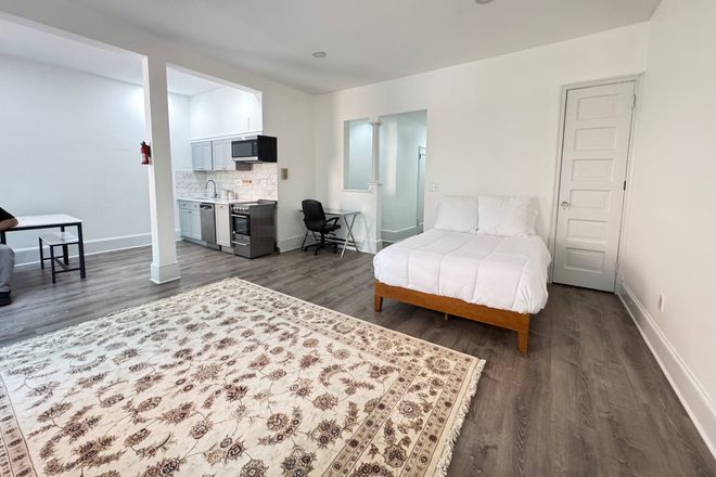 spacious studio unit - Furnished  Studio 2nd floor, new kitchen, W/D in basement, Dupont circle