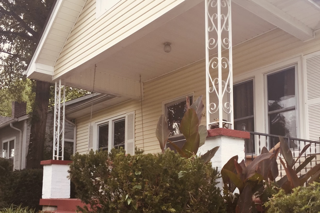 Front of home, this rental property enters from the back of the home, - Furnished Basement Apartment 2.5 miles to Vanderbilt in wonderful Sylvan Park