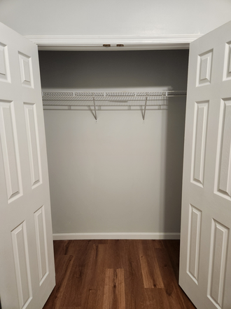 Bedroom closet - Convenient, low-key 3bd/2.5ba townhouse near downtown & JHU campuses, ideal for grad students/staff