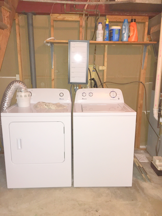 Laundry on site! - Roomy 1 BR apartment with large bonus room and lots of storage near downtown Edwardsville and