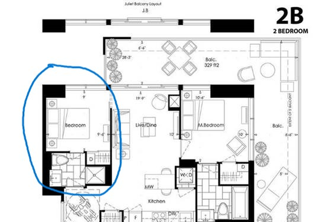 7 Grenville Street Toronto - 1 Bedroom / 1 Bathroom for Rent September 2025-2026