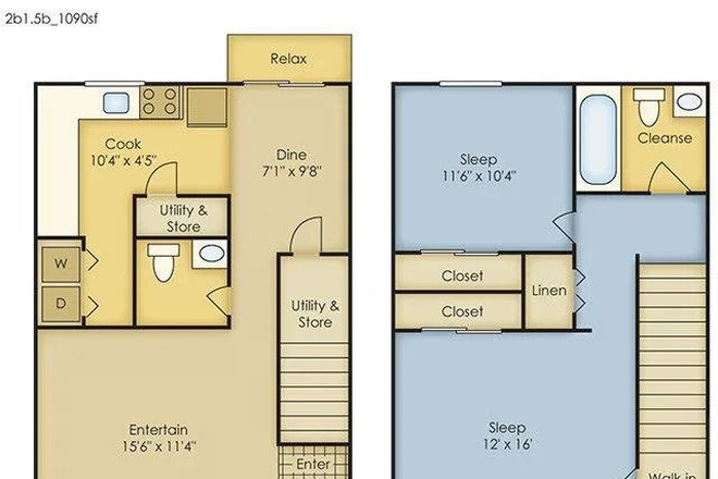 Townhome. - Signature Place Apartments