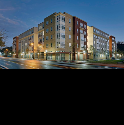 Outside Apartment complex- street view - The Continuum (Studio Apt)