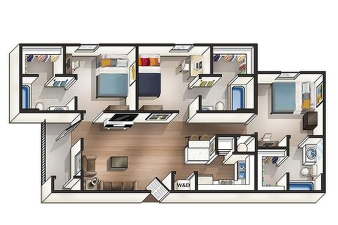 Floorplan - The Beacon Apartments