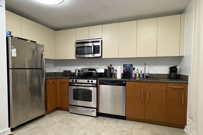 Kitchen - [SUMMER] 1B1B (2B1B convertible) Sublease in Downtown Brooklyn Apartments