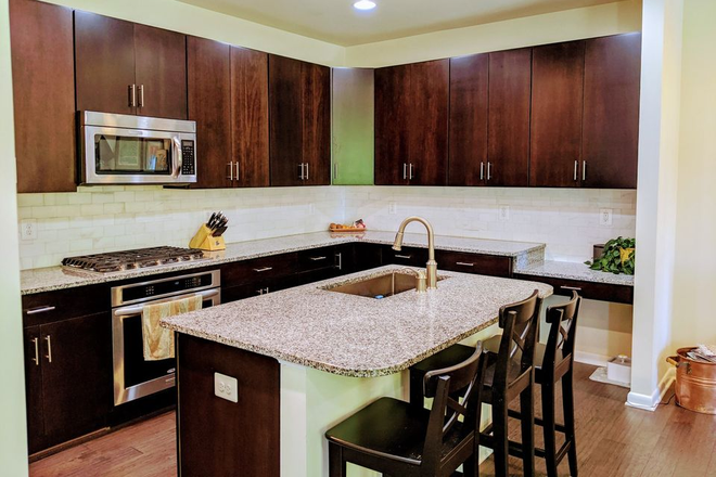 Kitchen - $989 Room + private bathroom in a luxury townhouse. Amazing rooftop deck, one block to UMD shuttle.