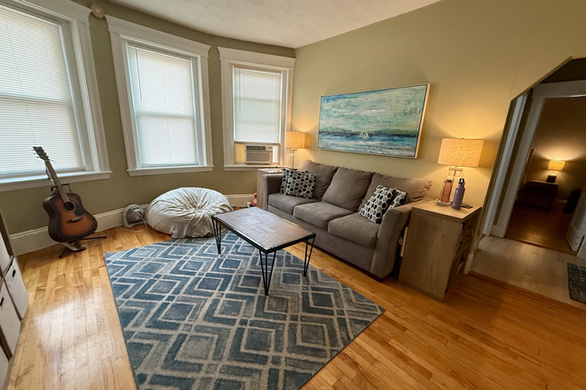 living room - Renovated Brighton 1 bed with parking for 9/1 - NO FEE!! Apartments