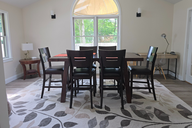Dining Room/Sunroom - 1 bedroom with private bath
