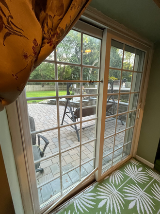 Outside patio, and grass - Zalha Akhunzada