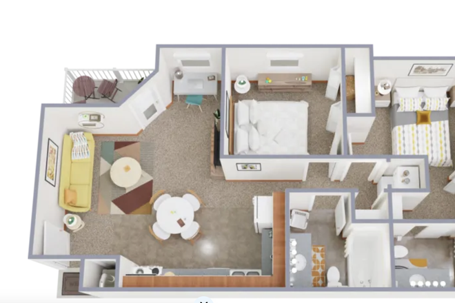Floor plan - River Walk Apartments