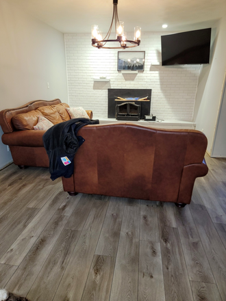 Family room adjacent to kitchen - 100 Georgetown CT is within 5 minutes or 3.0 miles from Purdue University House