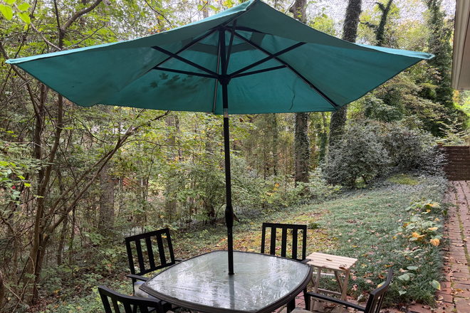 patio - Charming Large Private Apartment In Duke Forest – Quiet & Secluded