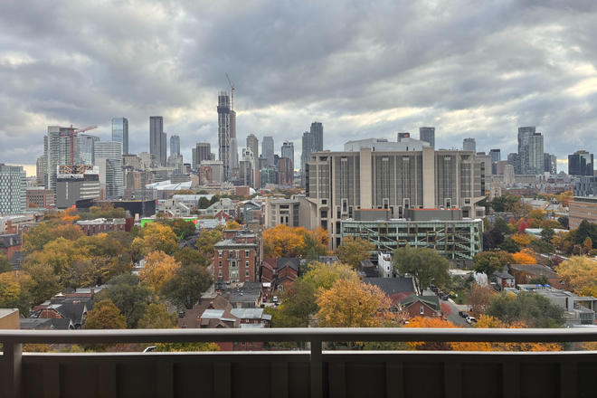 View from balcony - Sublet: Furnished Bedroom in Spacious 2-Bedroom Apartment