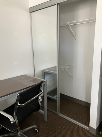 Bedroom Closet & Deskspace - Chestnut Square Apartments