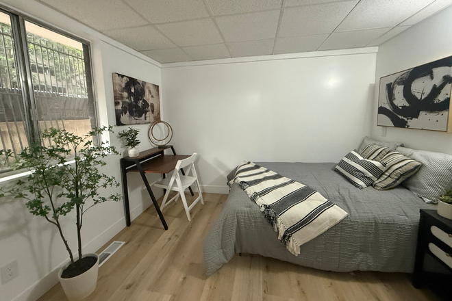 Bedroom - Elevated Modern Living - Furnished Renovated Prime Downtown/South Temple / Close to U