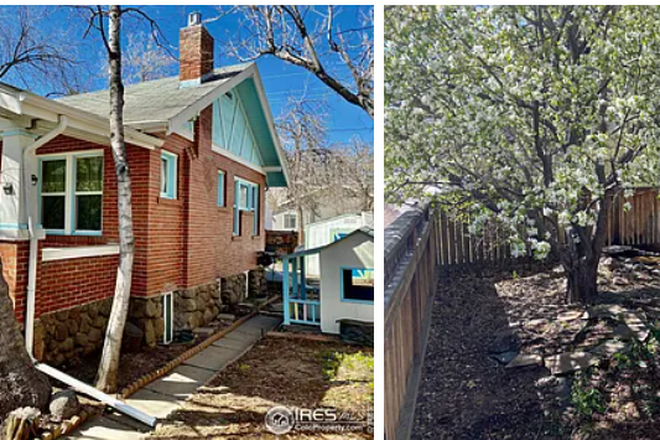 view from side of the house - 1629 Arapahoe Avenue, 5 bedroom, 2 bath, very close to campus! House