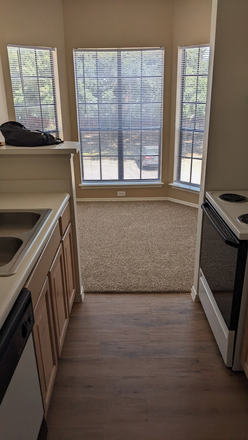 Kitchen view - Ridge Apartment, 2B1B unit, Close to Bus 27 and Wolf Pen Creek Park