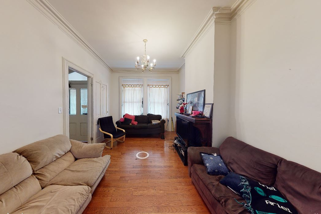 Living room - 4021 Locust Street Townhome