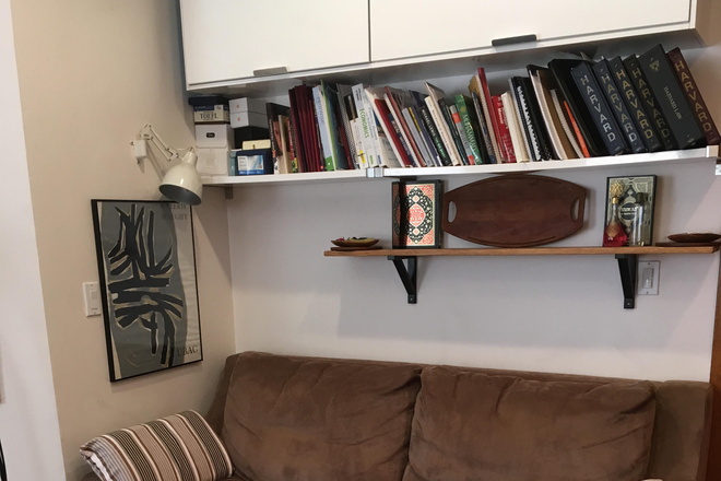 Pull-out couch - Lovely, fully-furnished Harvard Square condo