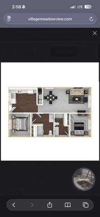 Floorplan - Village of Meadowview Apartments