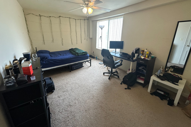 Private furnished bedroom in a 2 bedroom apartment. - Graduate Hills Apartments