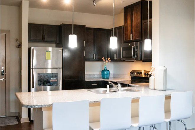 Kitchen - The Hayward Student Living Apartments