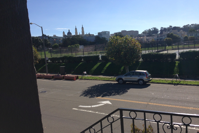 out side street view - walk to USF, close to everything!