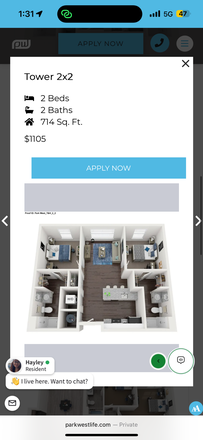 Layout - Park west 2x2 towers