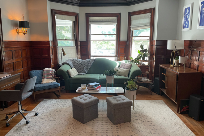 Living Room 1 - Gorgeous Split-Level Townhome near Thayer