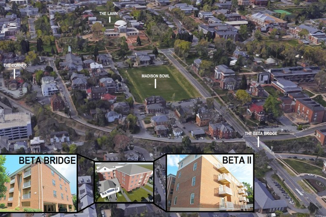 Street and Building View - Beta Bridge Apartment, near campus/the corner