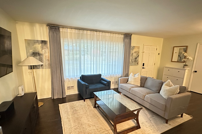 Living room - Fully Furnished 3BD/2BA House Minutes From Campus