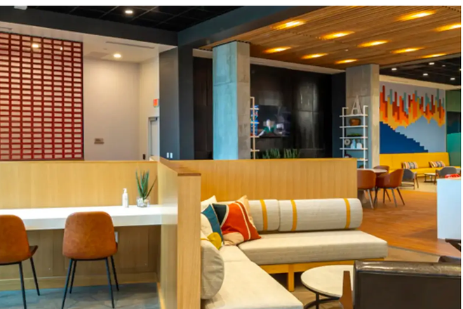 Lobby and Common Area - Private Bedroom + Private Bath at The Parker Tucson | Near UA Campus