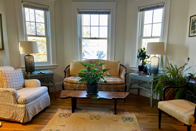 Living Room 1 - 1 bedroom, 1 office, 1 bath, near Red Line, Porter, and Park Apartments