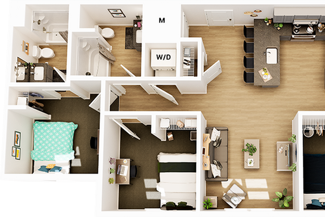 Floorplan - Union Knoxville Apartments