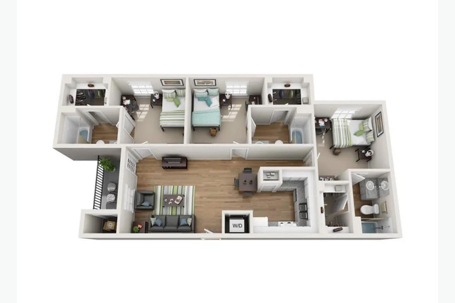 Layout - The Oliver Apartments
