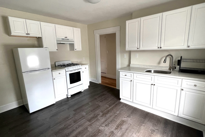 Kitchen - Modern spacious 1 bedroom on River Street Apartments