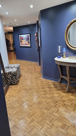 Entrance to living/dining room - Elegant | Oversized Bedroom and Private Bathroom FOR RENT – $1,950/month
