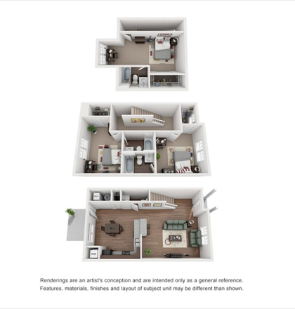 Top floor bedroom - The Heights