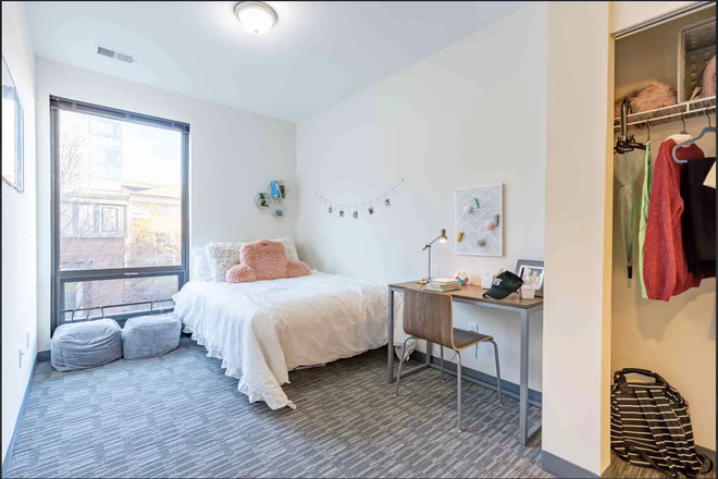 Bedroom - Summer 2026 Sublet for Girl at Lark on Main, Close to Campus