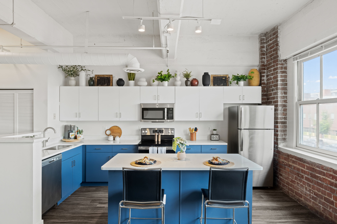 Kitchen - RAMZ Lofts at Capital Garage