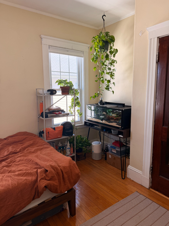 Bedroom, corner space will be emptied. - One bedroom available for Summer sublet in a 4b 1b house
