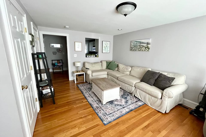 Living room - Private room with bathroom in South Boston