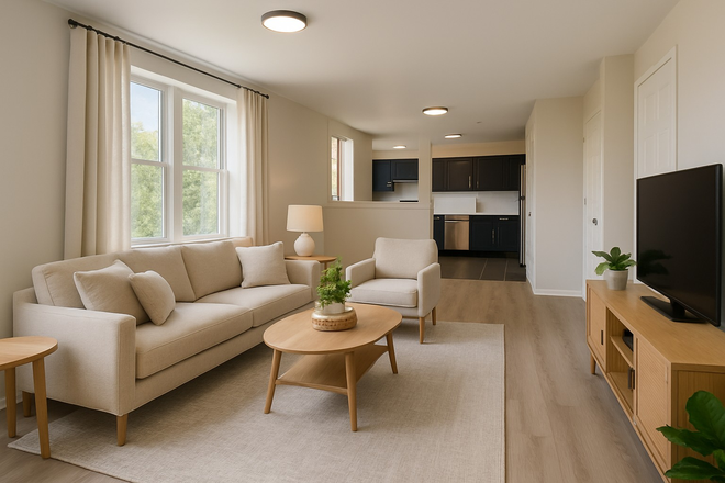 Living room - The Brooklander Condo