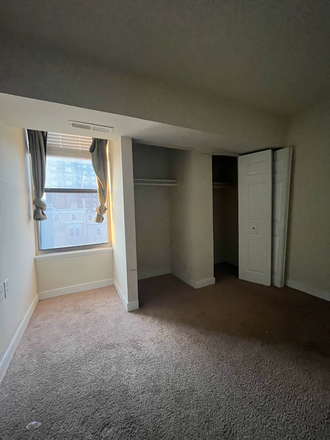 Bedroom - Room available, 2 bed 1 bath, Monroe Park Towers Apartments