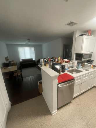Kitchen & Living Room - South Campus Commons 4 Summer Sublease Apartments