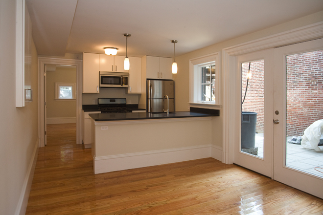 Doors to patio - Renovated 2 Bedroom with private back patio.
