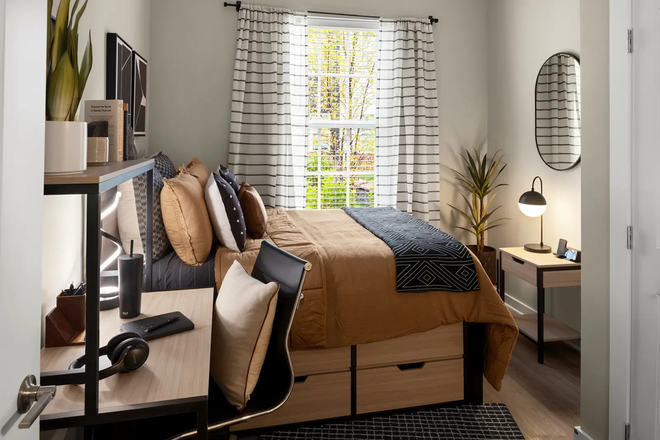 Bedroom - The Standard at Four Corners Apartments