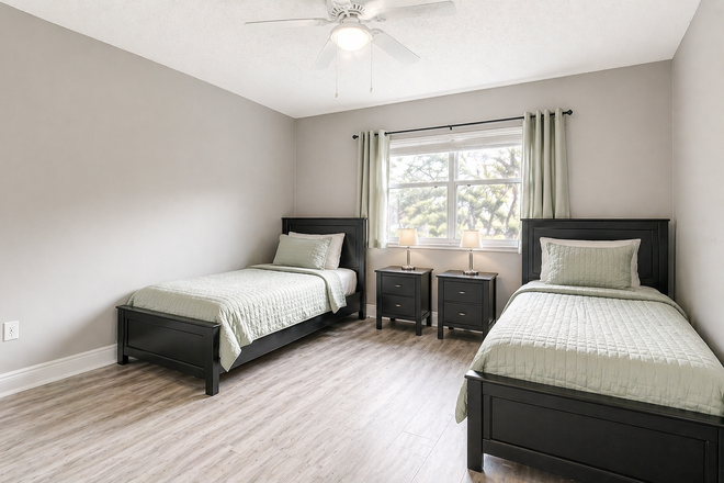 Shared Bedroom Set Up - Newly Updated 2/2 Condo Across the Street From USF